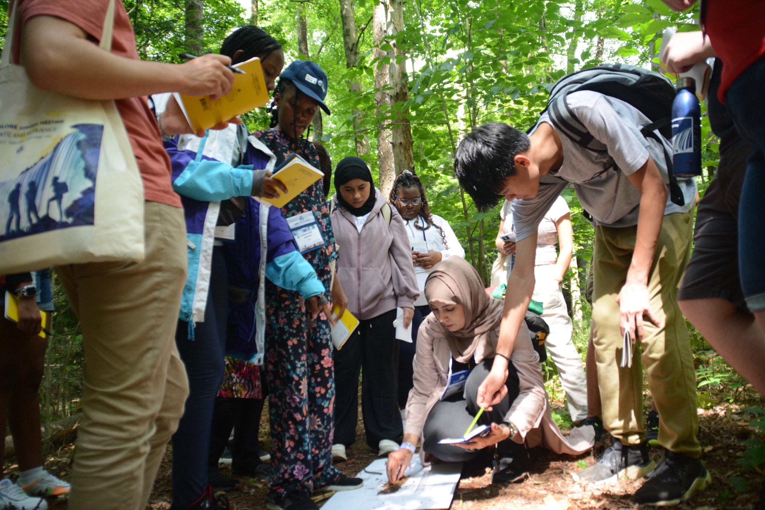A photo of youth participating in GLOBE Program.