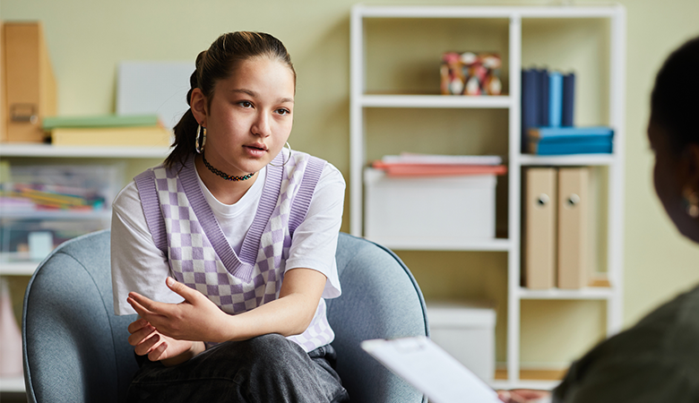 A photo of a teen representing Teen Stress