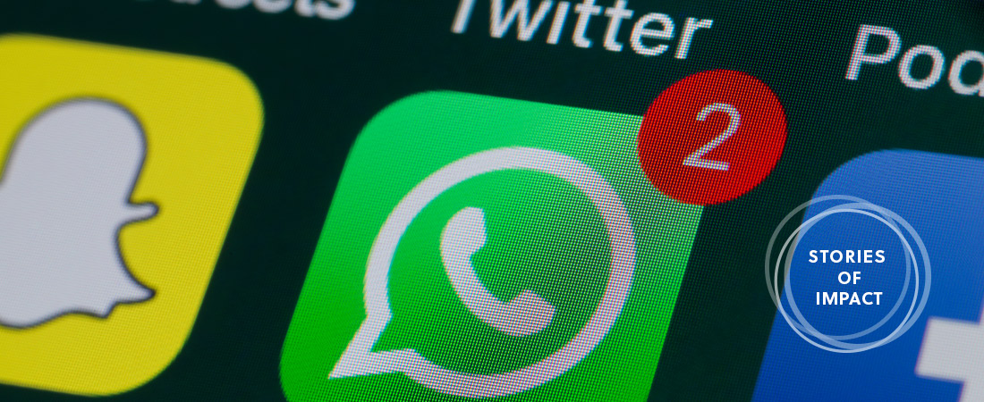 A screenshot of WhatsApp