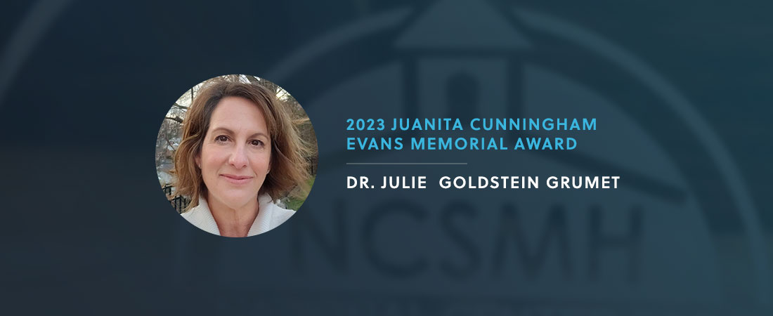 EDC’s Dr. Julie Goldstein Grumet Receives 2023 Juanita Cunningham Evans Memorial Award