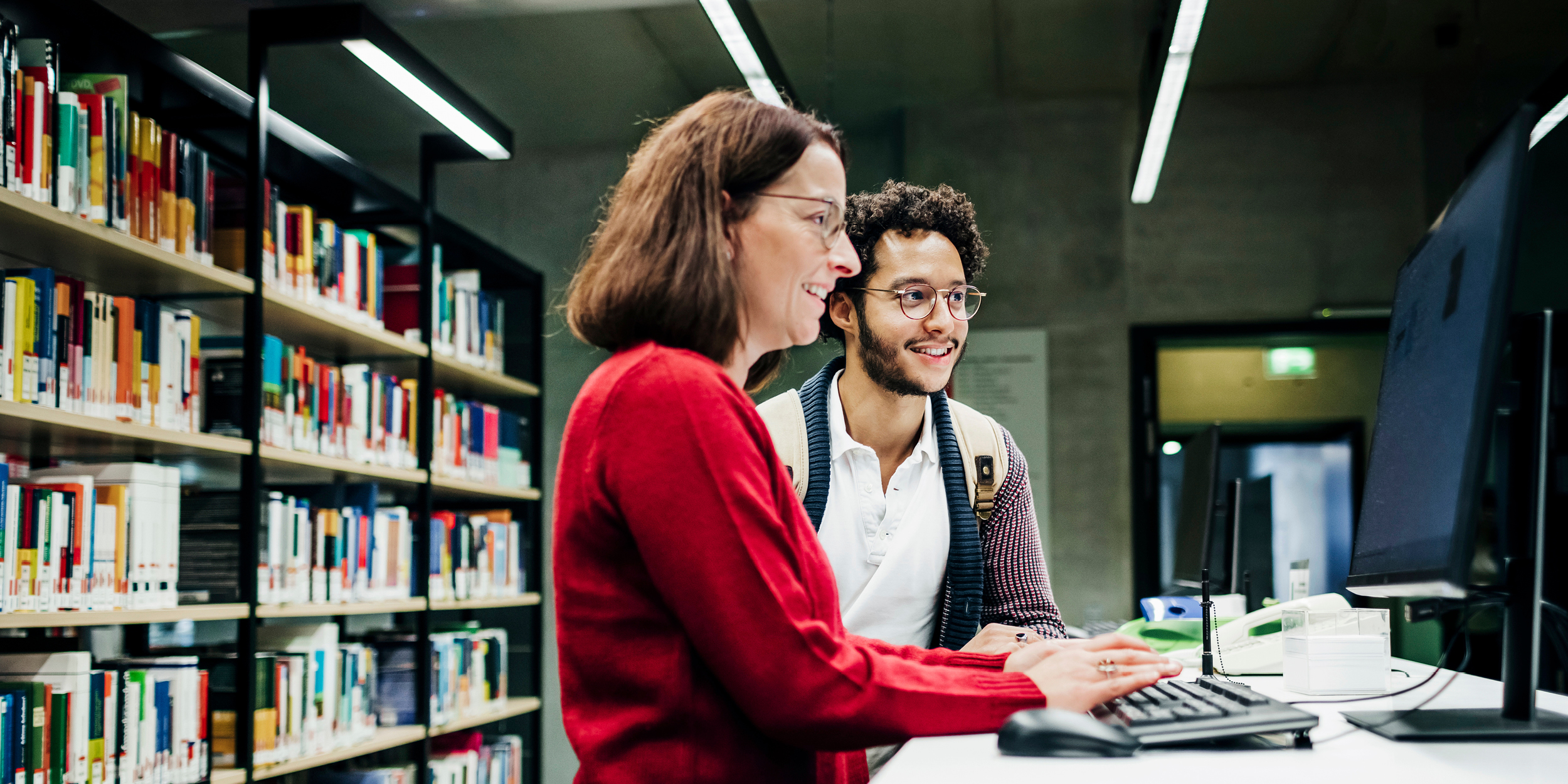 A photo of librarian representing Part 3: Why Partnership—and Flexibility—Make All the Difference