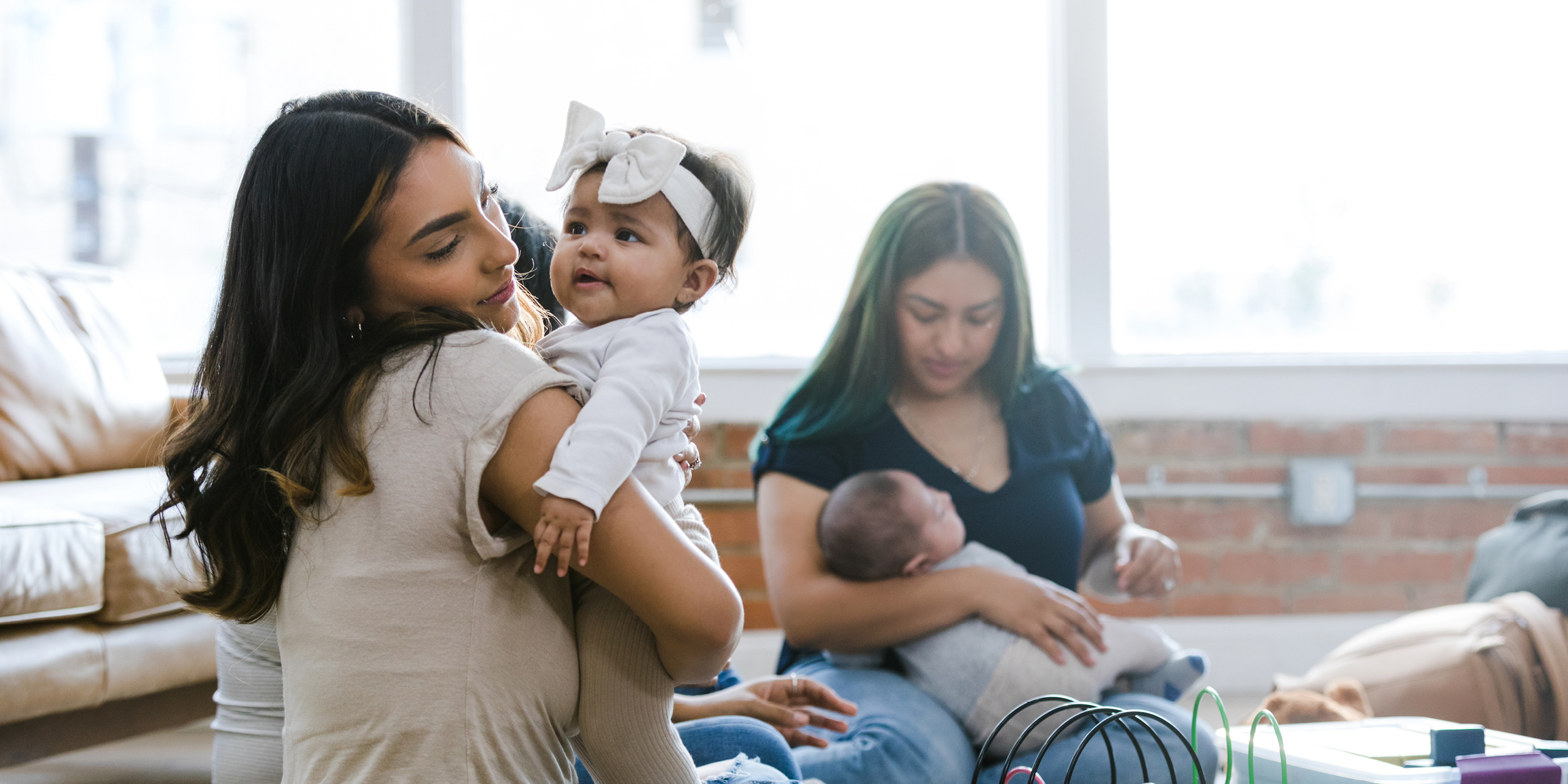 A photo of mothers representing Moms Are Experiencing a Mental Health Crisis: Here’s How We Can Help